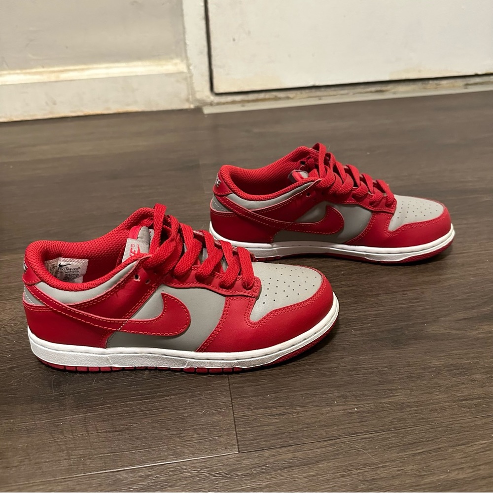 Low Dunk Gray & Red UNLV PS size 2.5y
